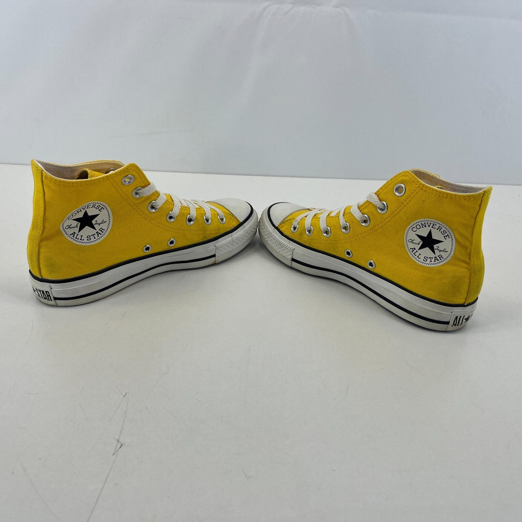 Converse Chuck Taylor All Star Bright Yellow Hi Top Trainers size UK 5 EU 37.5