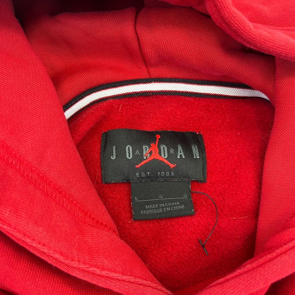 Air Jordan Red Jumpman Hoodie in Red Mens Large Sweatshirt Hooded Jumper Nike