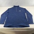 Weird Fish Men's Macaroni Fleece Pullover size XL Navy Blue 1/4 Zip
