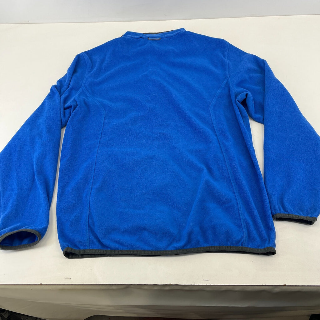 The North Face Men's Blue Fleece Full Zip Jacket with Zip Pockets size Large