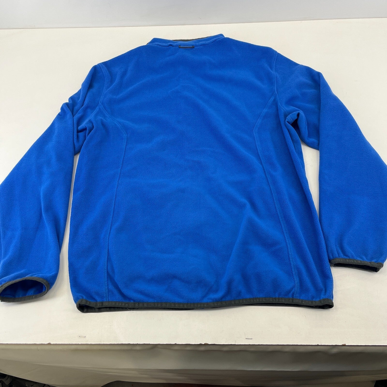The North Face Men's Blue Fleece Full Zip Jacket with Zip Pockets size Large