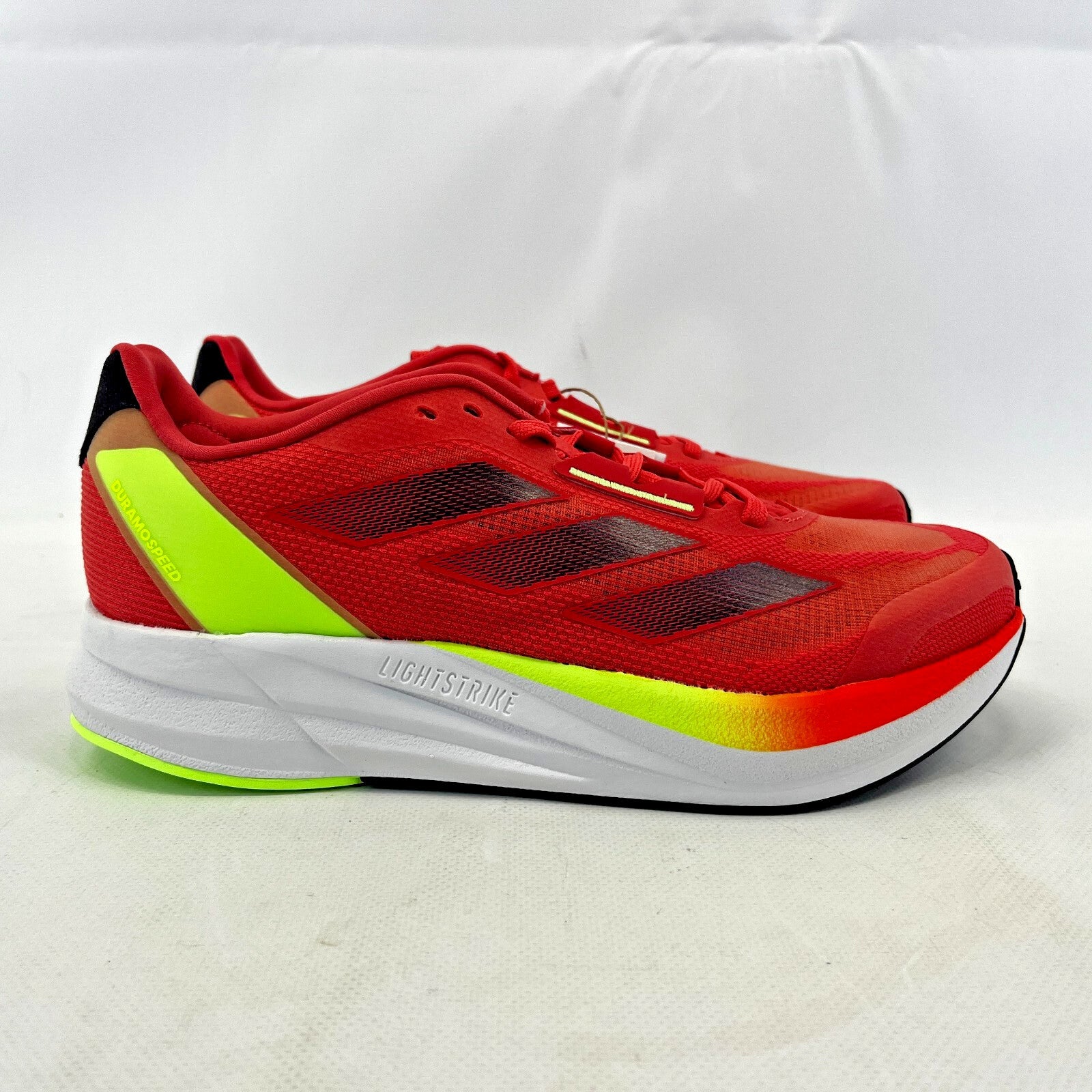 Adidas Duramo Speed Running Trainers Runners Red & White IF3543 UK size 8 - New