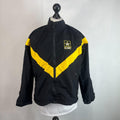 US Army Bomber Jacket in Black & Yellow Windbreaker US size Medium-Short