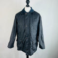 Wilkes & Ackerman Men's Outdoor Wax Jacket in Dark Blue size Large