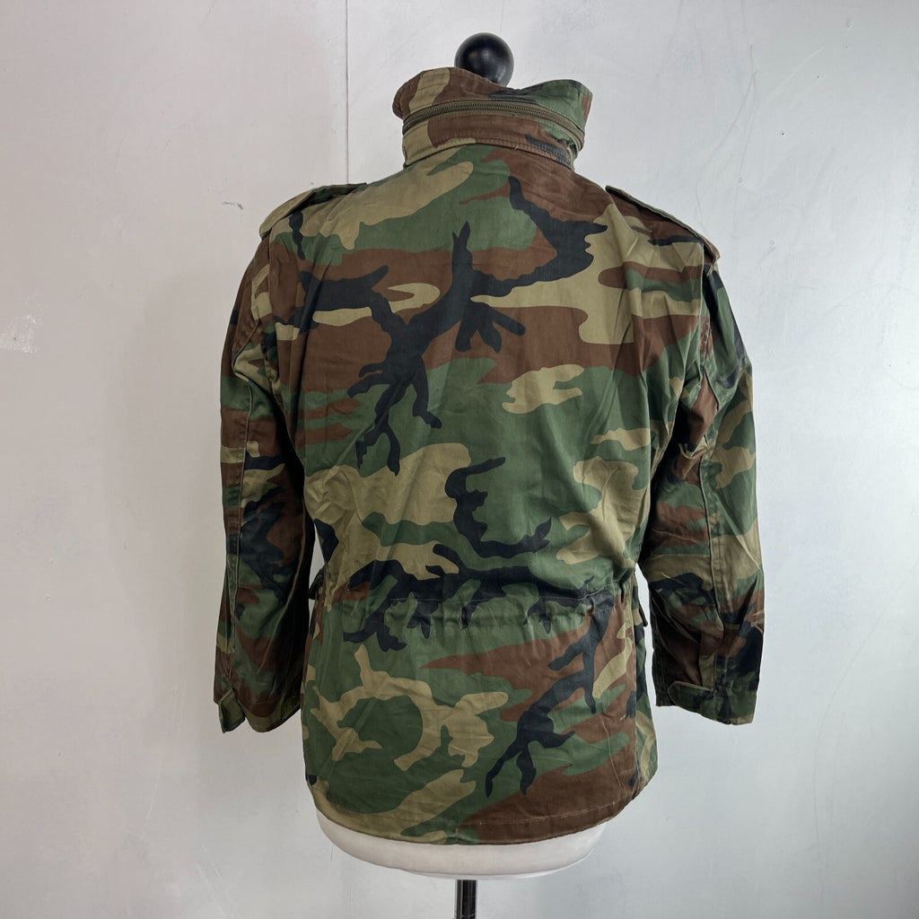 Mil-Tec US Army Military Jacket Green Camouflage size Youth XL + Hood