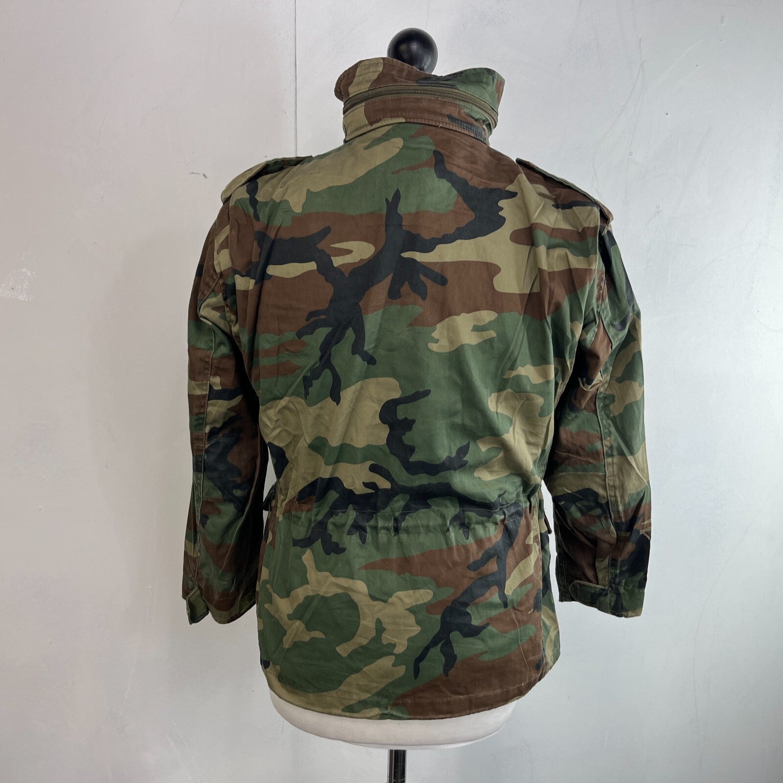 Mil-Tec US Army Military Jacket Green Camouflage size Youth XL + Hood