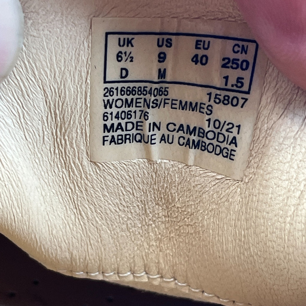 Clarks Eden Women's Suede Moccasin Shoes Tan Brown Slip On UK 6.5 EU 40 - NWOB