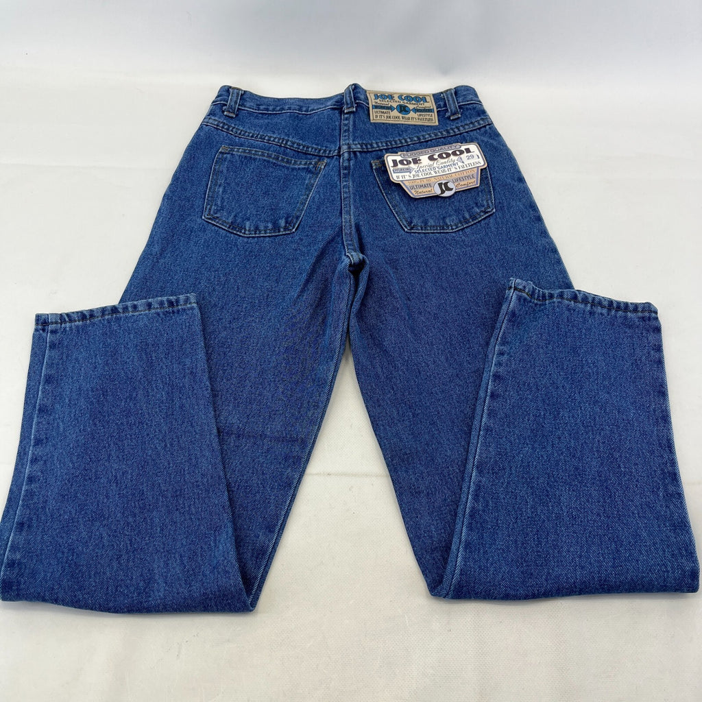 Joe Cool Women's Denim Jeans W29" L30" - 100% Cotton Mid Blue - New