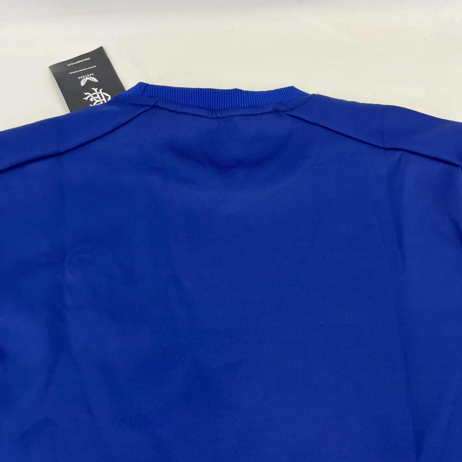 Castore Glasgow Rangers FC Football Matchday Sweatshirt Blue UK Men's size M