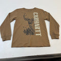 Carhartt Kids Khaki Brown Graphic Print Long Sleeve T-Shirt size 7 years - New