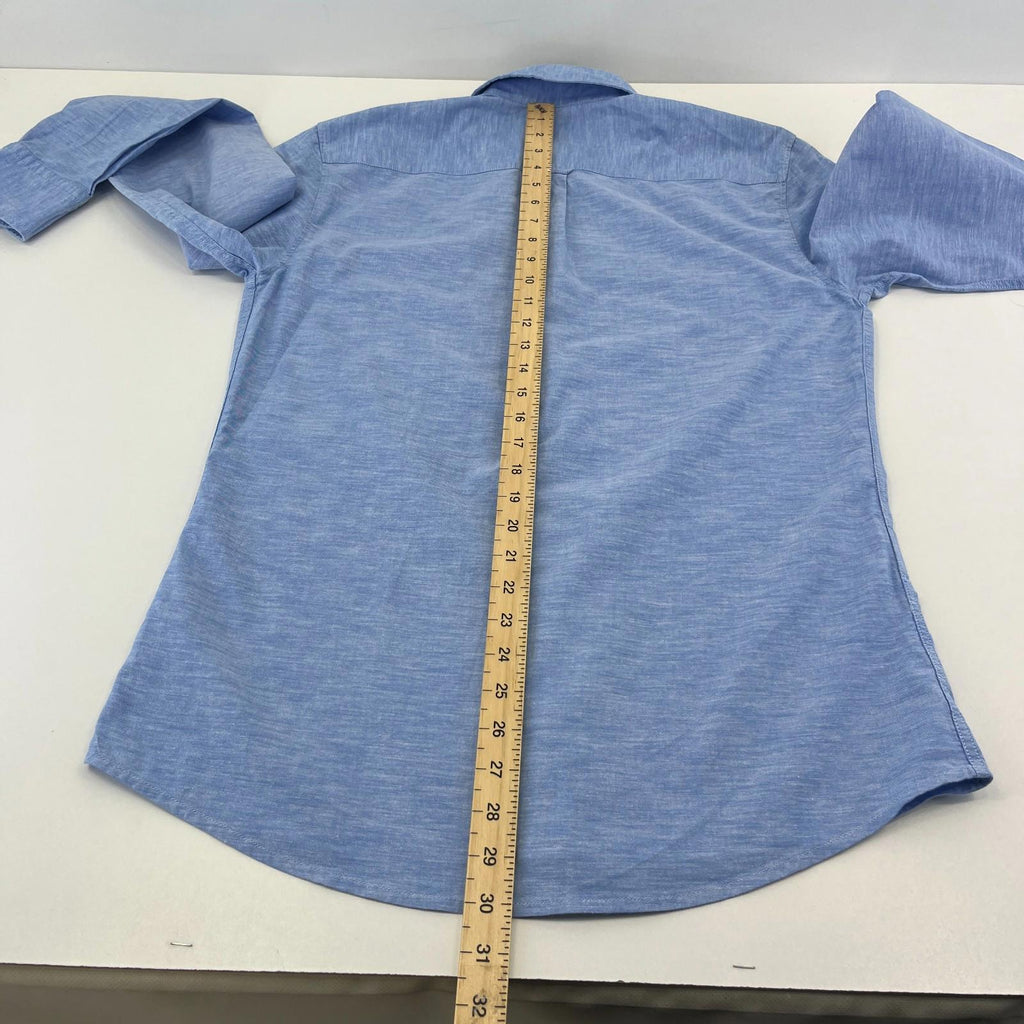 Hugo Boss Dress Shirt 100% Cotton Denim size Medium Slim Fit