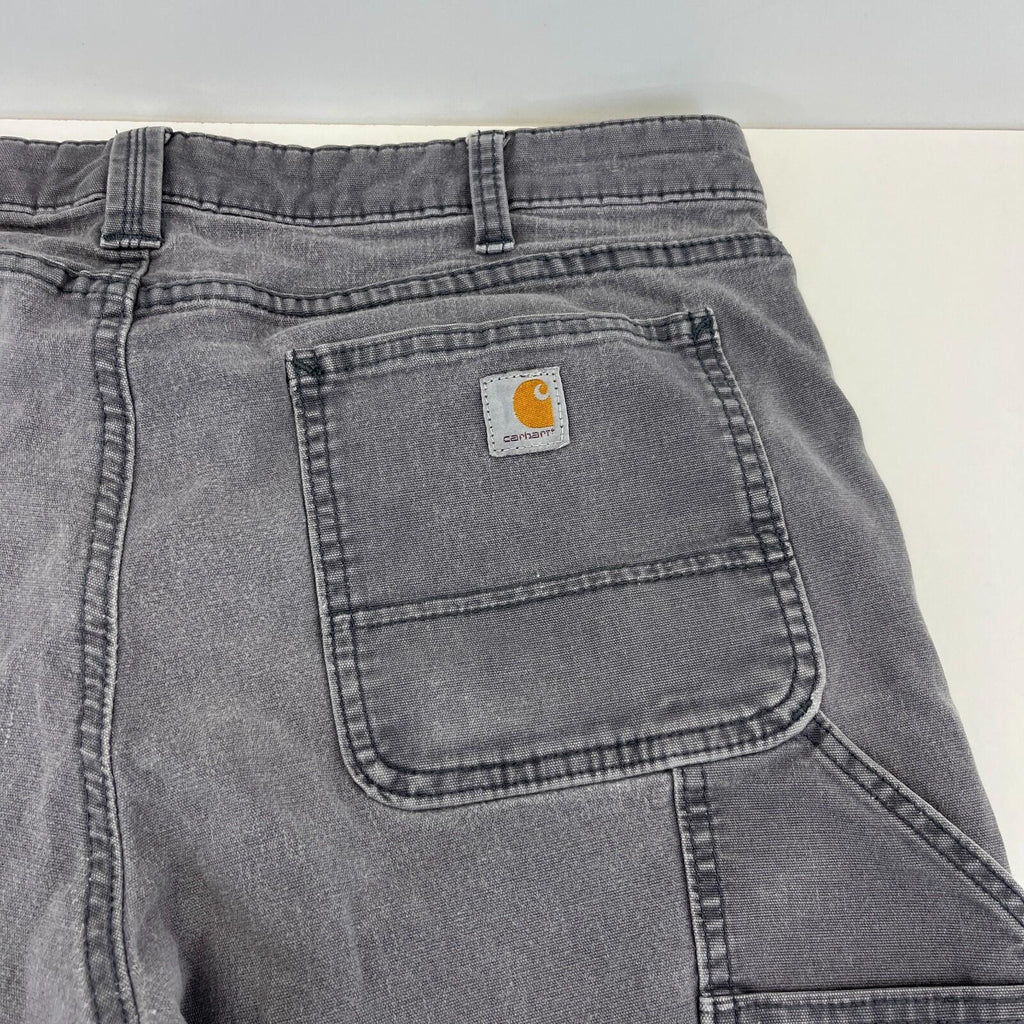 Carhartt Women’s Straight Stretch Workwear Jeans in Grey size 14 - Leg 30"