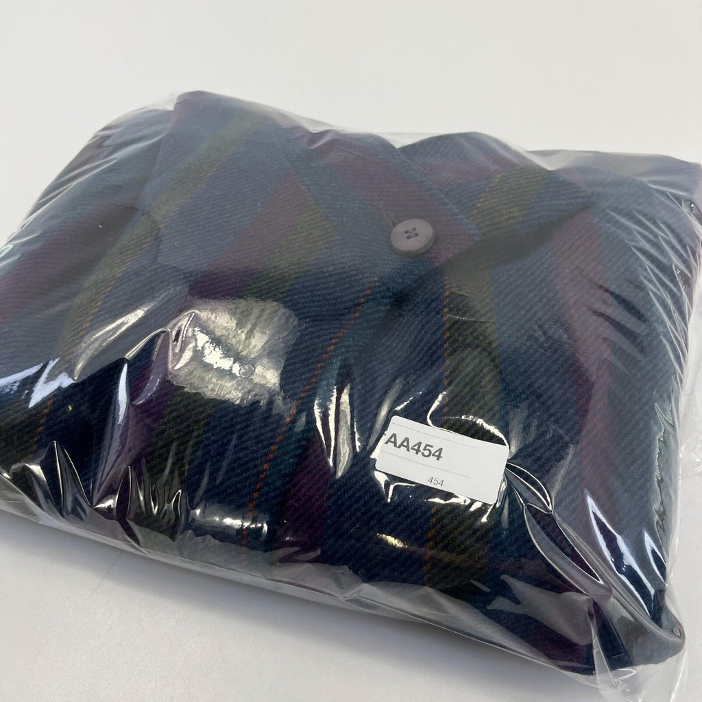 Avoca Collection Cape Coat Poncho Cloak size M Blue/Purple/Green +Attached Scarf