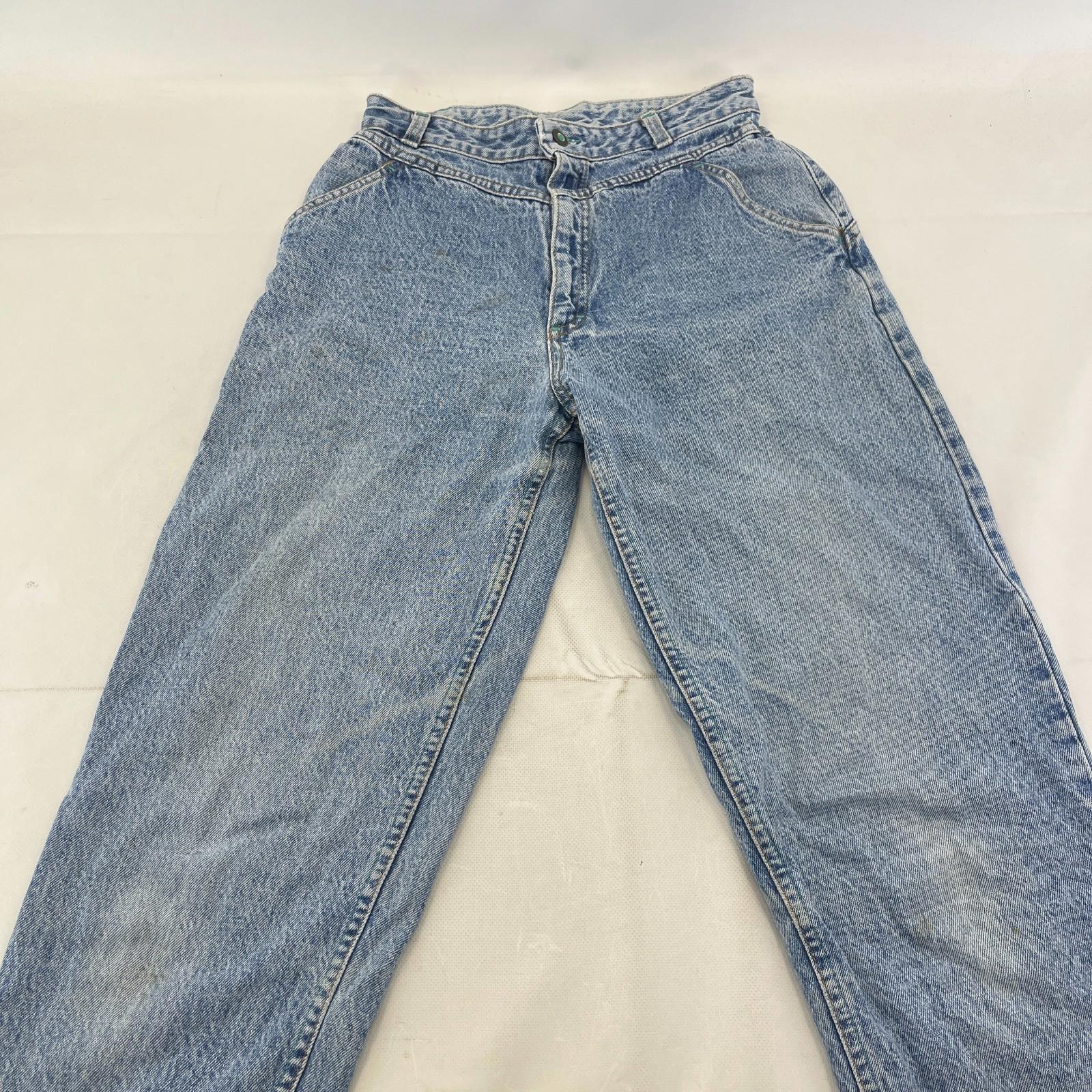 Lee Women's Mom Jeans Loose Fit Tapered Leg Blue Stonewash W30" L30"