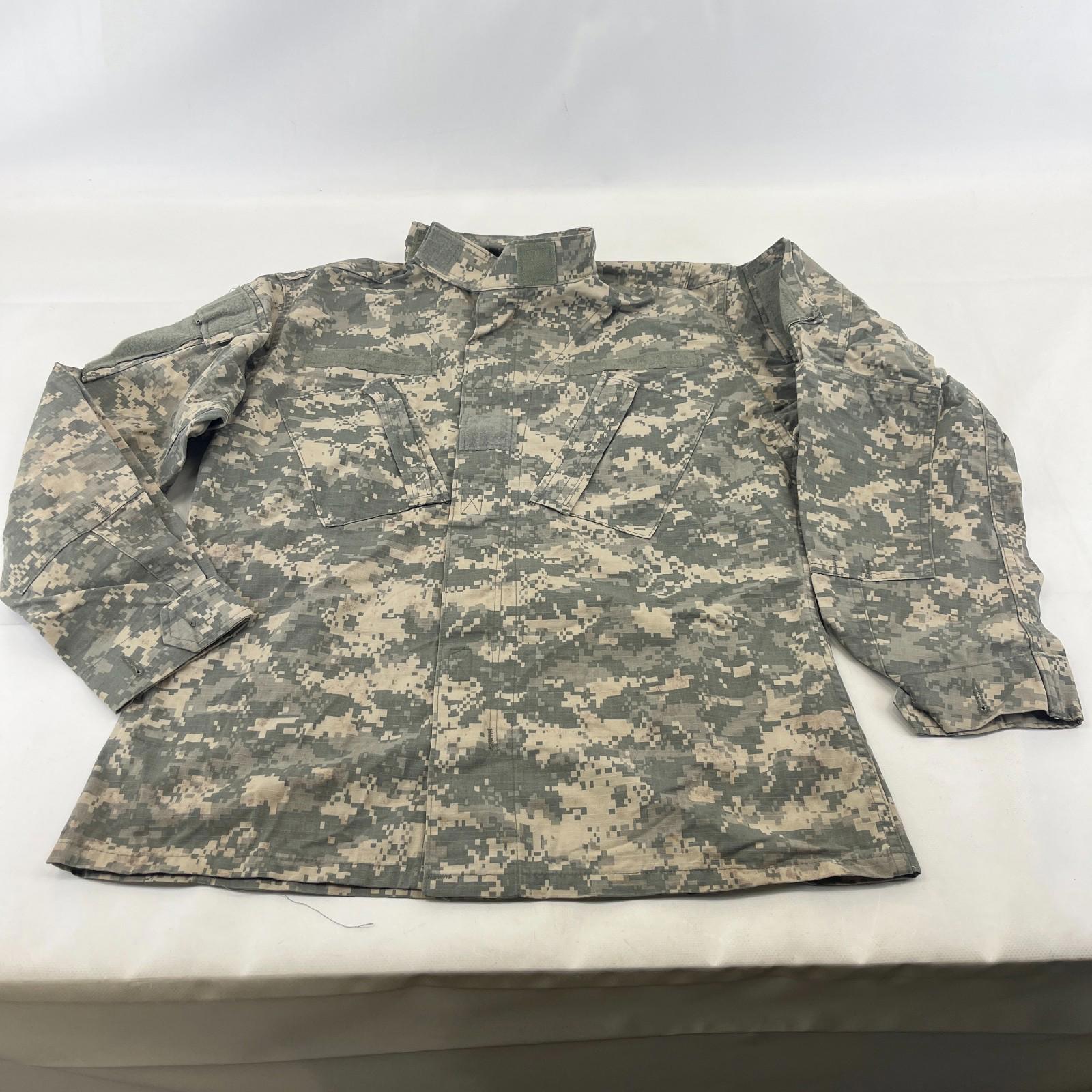 US Army Digital Camo Hot Weather Combat Jacket Ripstop US size Small-Reg - UK M