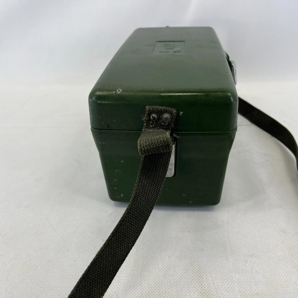 British Army Linesman Field Phone Telephone in Green with Strap