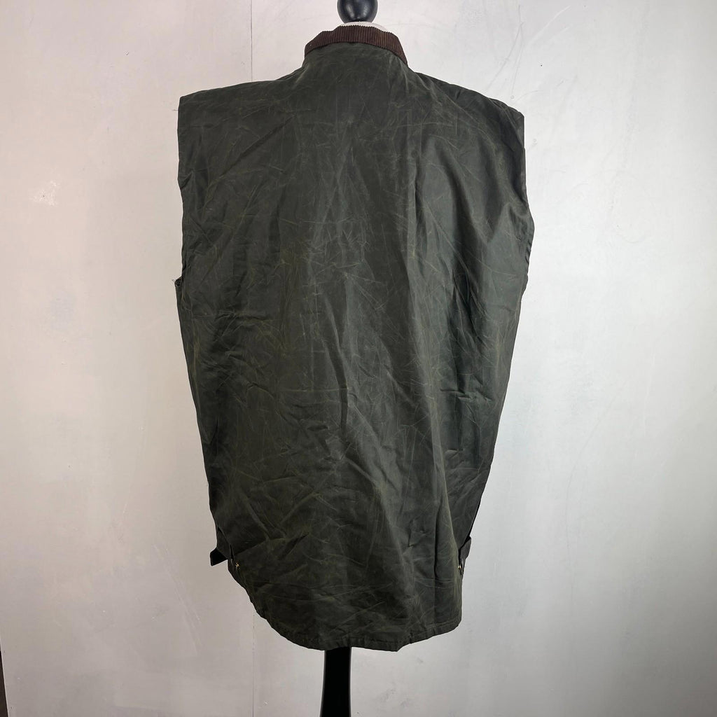 Hamilton Exclusive Wax Gilet Vest Men's size 2XL Green Country Outdoors
