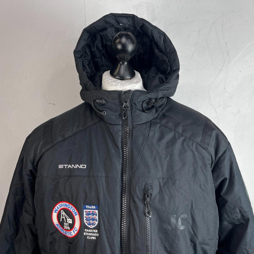 Stanno Washington Athletic FC Football Training Coat Jacket Black 2XL Slim Fit
