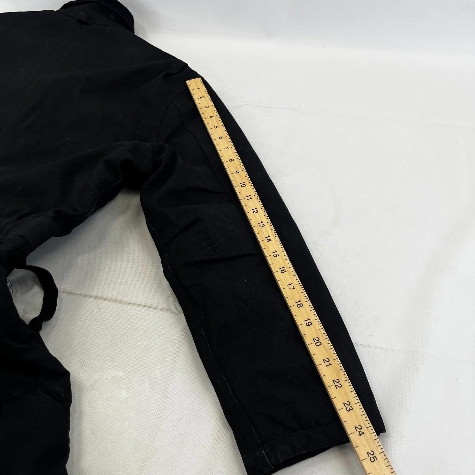 Walls Workwear Heavy Duty Overalls Quilted Insulated in Black Medium Regular