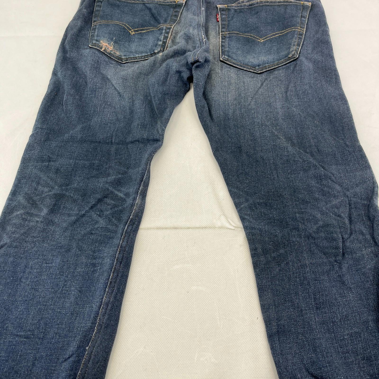 Junya Watanabe Man Levi’s EYE Print Jeans Made in Japan size M Leg 29"