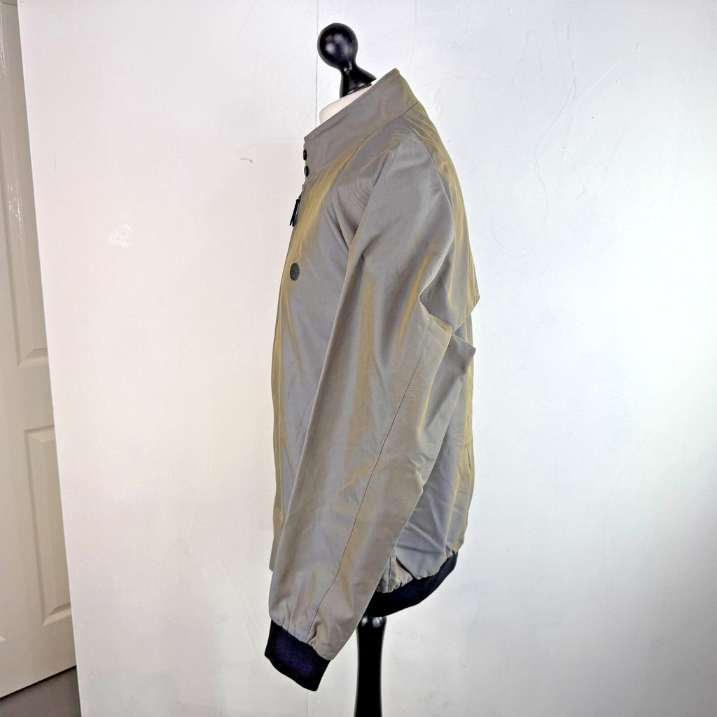 Ska & Soul Harrington Bomber Jacket Storm Grey Mens 3XL Reggae Skinhead Mod