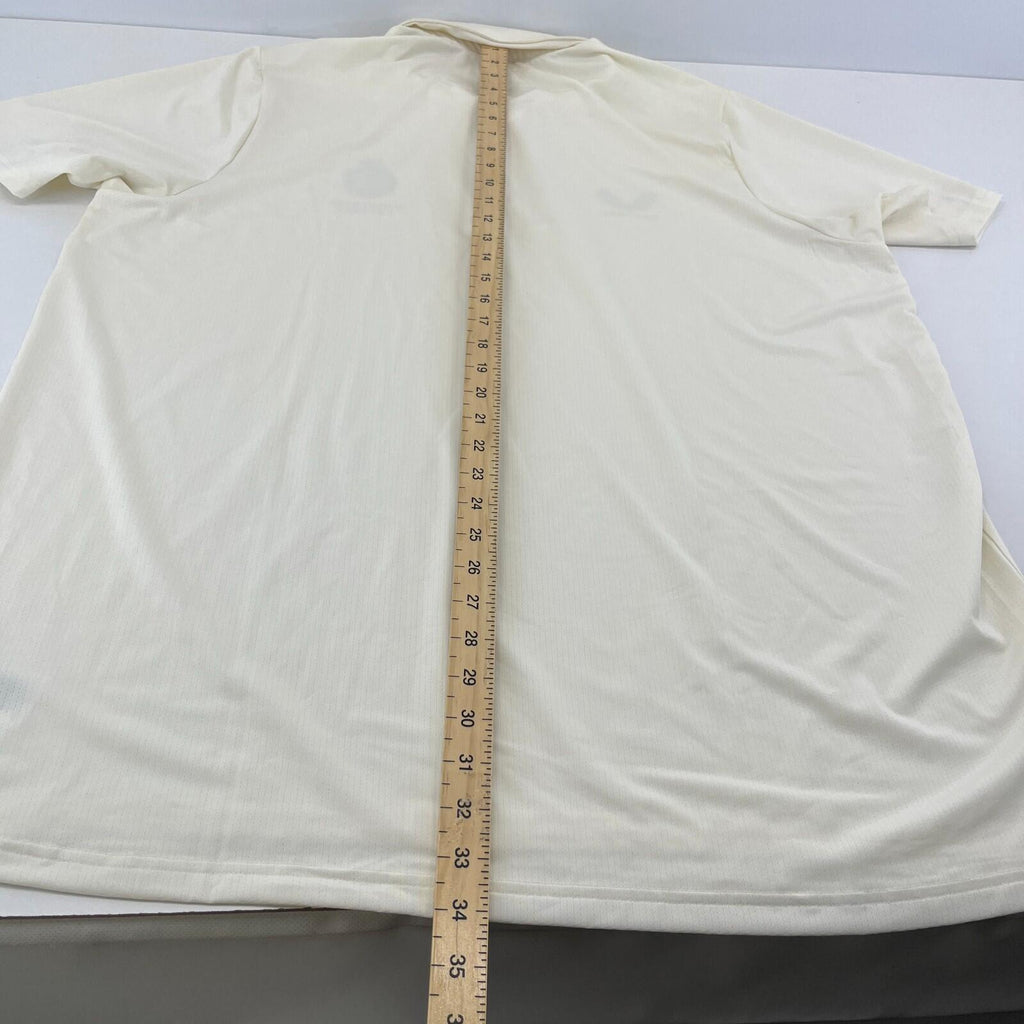 Castore Middlesex Cricket Polo Shirt in Cream Light Beige UK size 3XL
