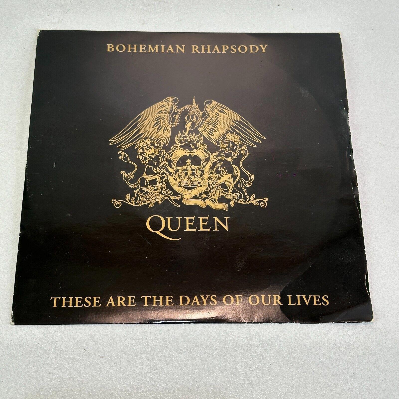 QUEEN Bohemian Rhapsody - These Are The Days Of Our Lives 1991 Vinyl 7" QUEEN20