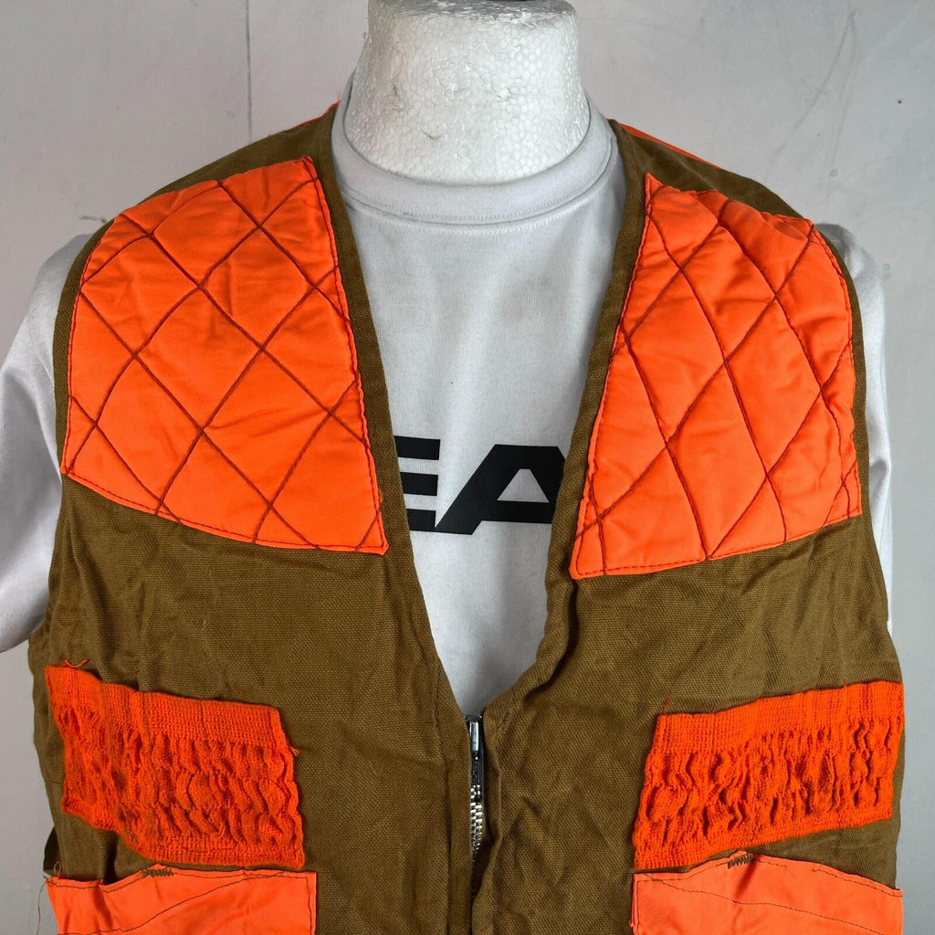 Vintage Game Winner Zipped Shooting Gilet with Cartridge Slots size Large