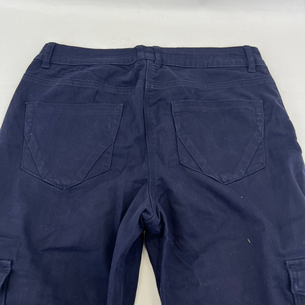 Nutmeg Slim Fit Cargo Pants Trousers Jeans in Blue UK Women's size 10 - NWOT