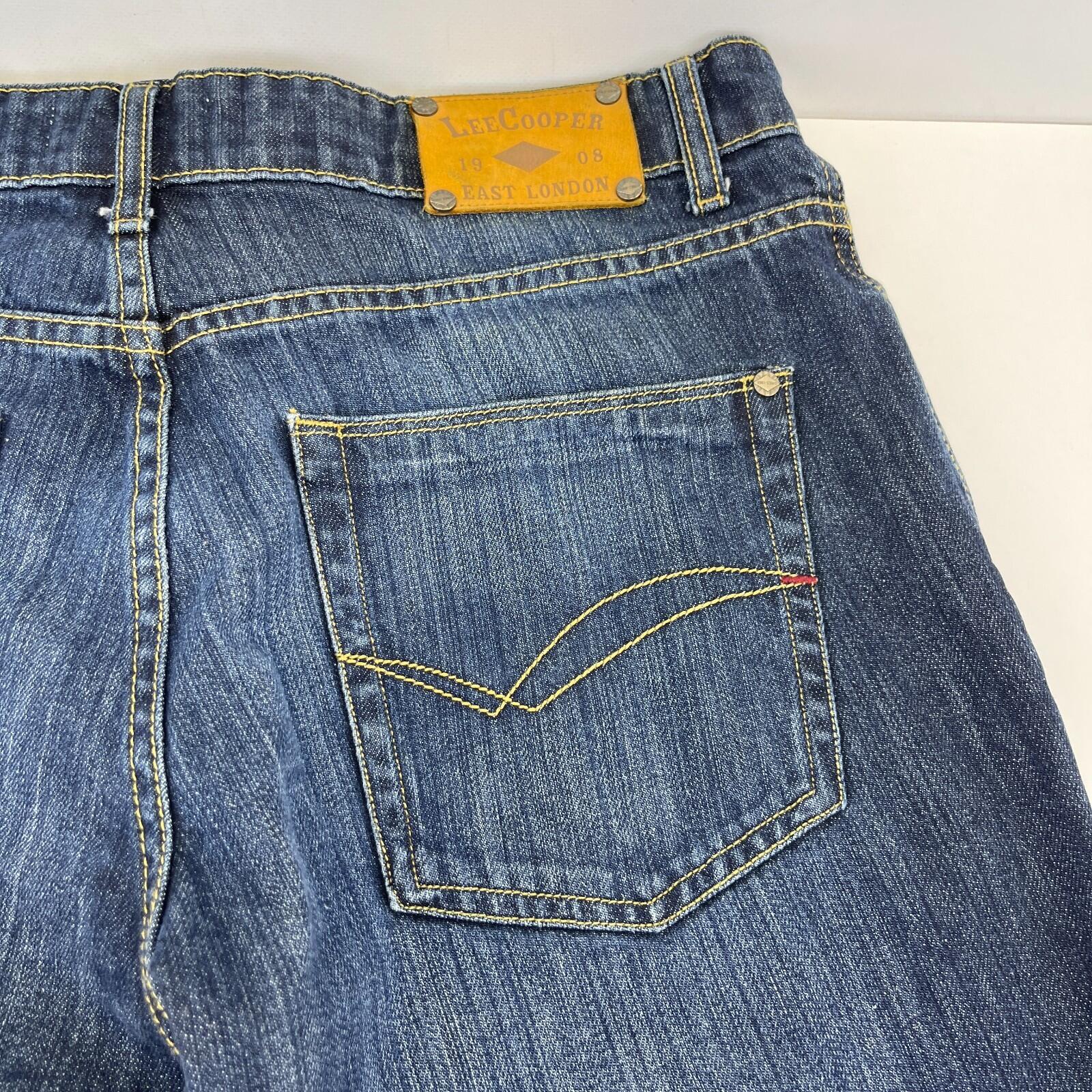 Lee Cooper Harry Jeans Men’s Blue Denim Straight Leg W34 *L30