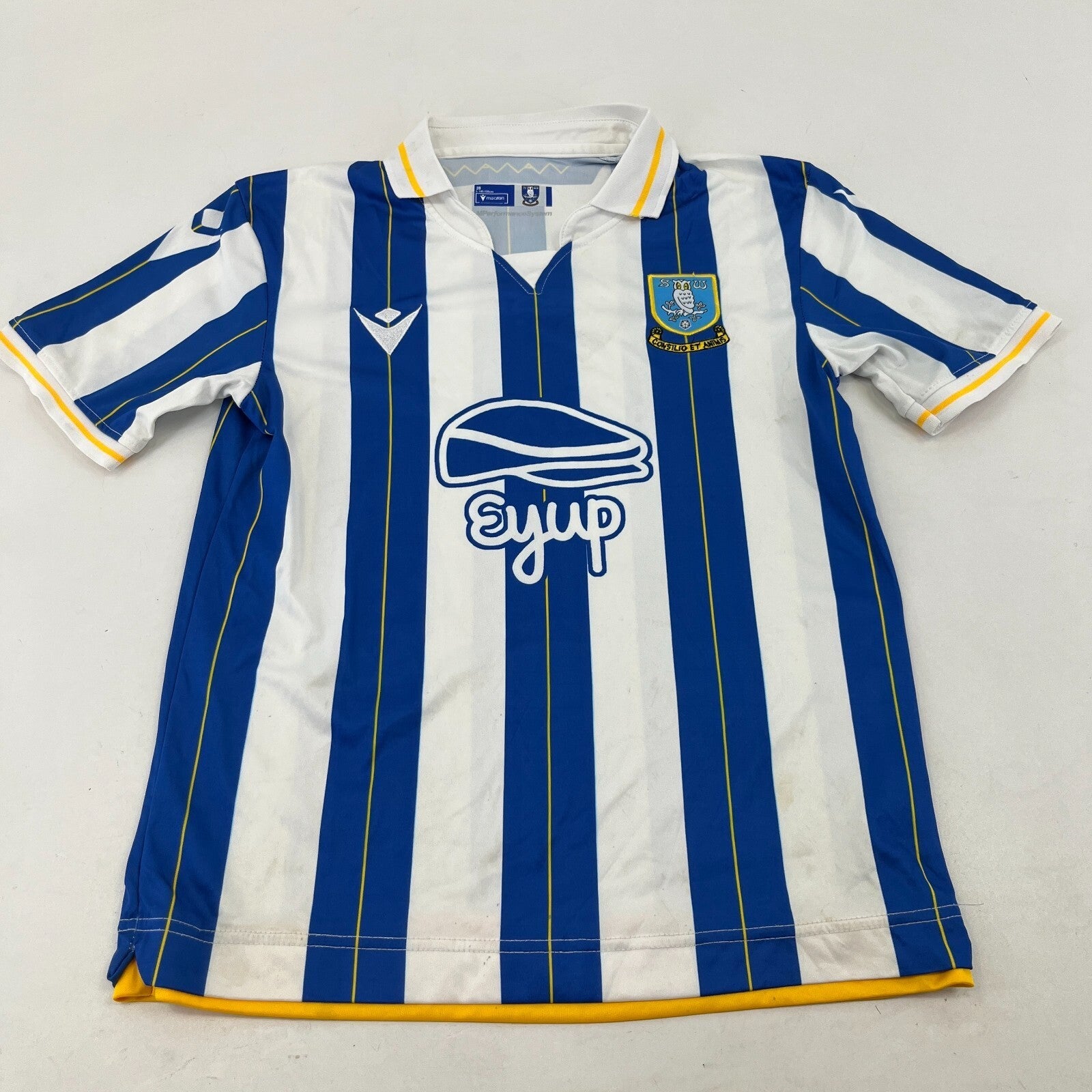 Sheffield Wednesday 23/24 Official Home Shirt Kids 28 (12-13yrs) EyUp