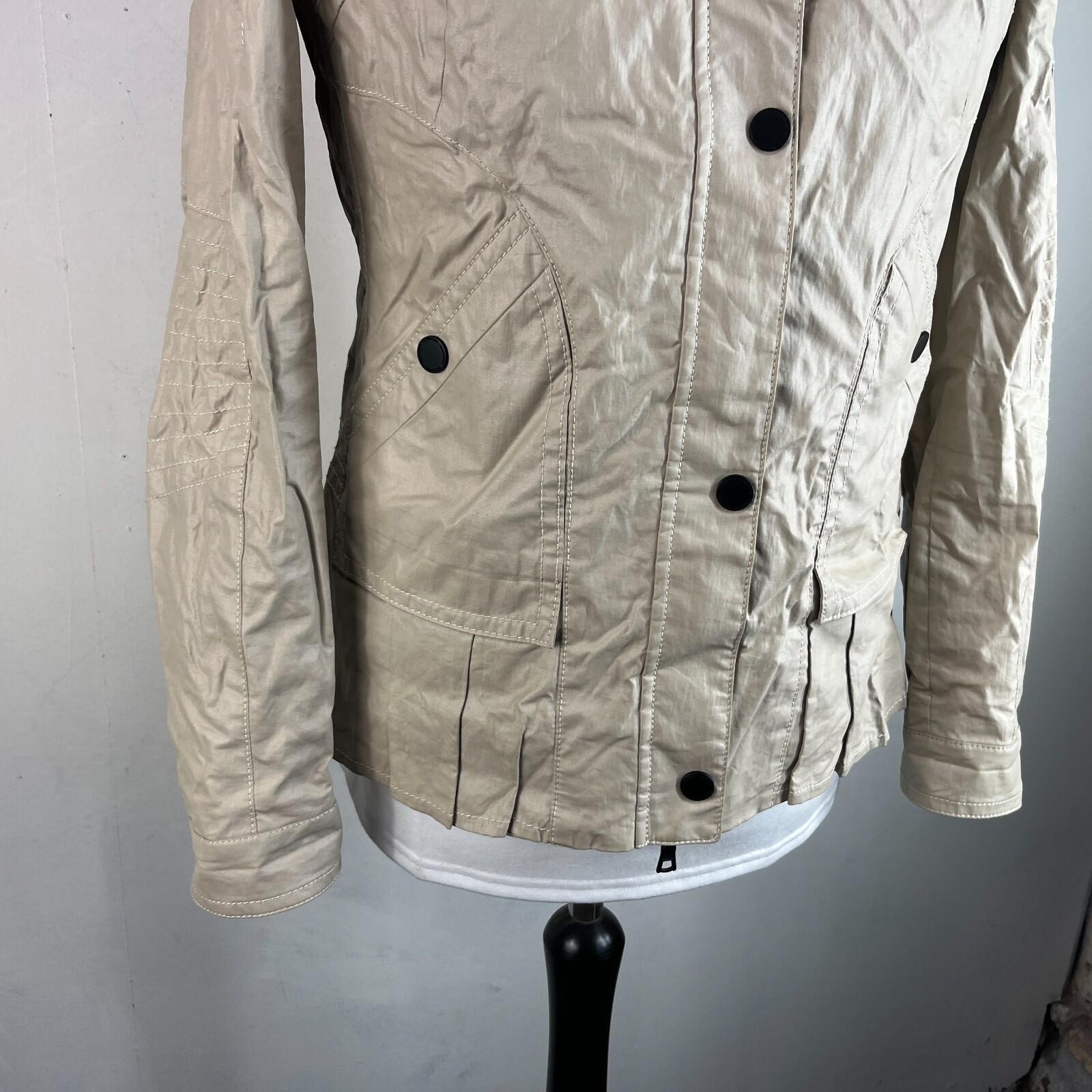 Creenstone Women’s Wax Jacket EU size 40 (UK 14) Light Beige
