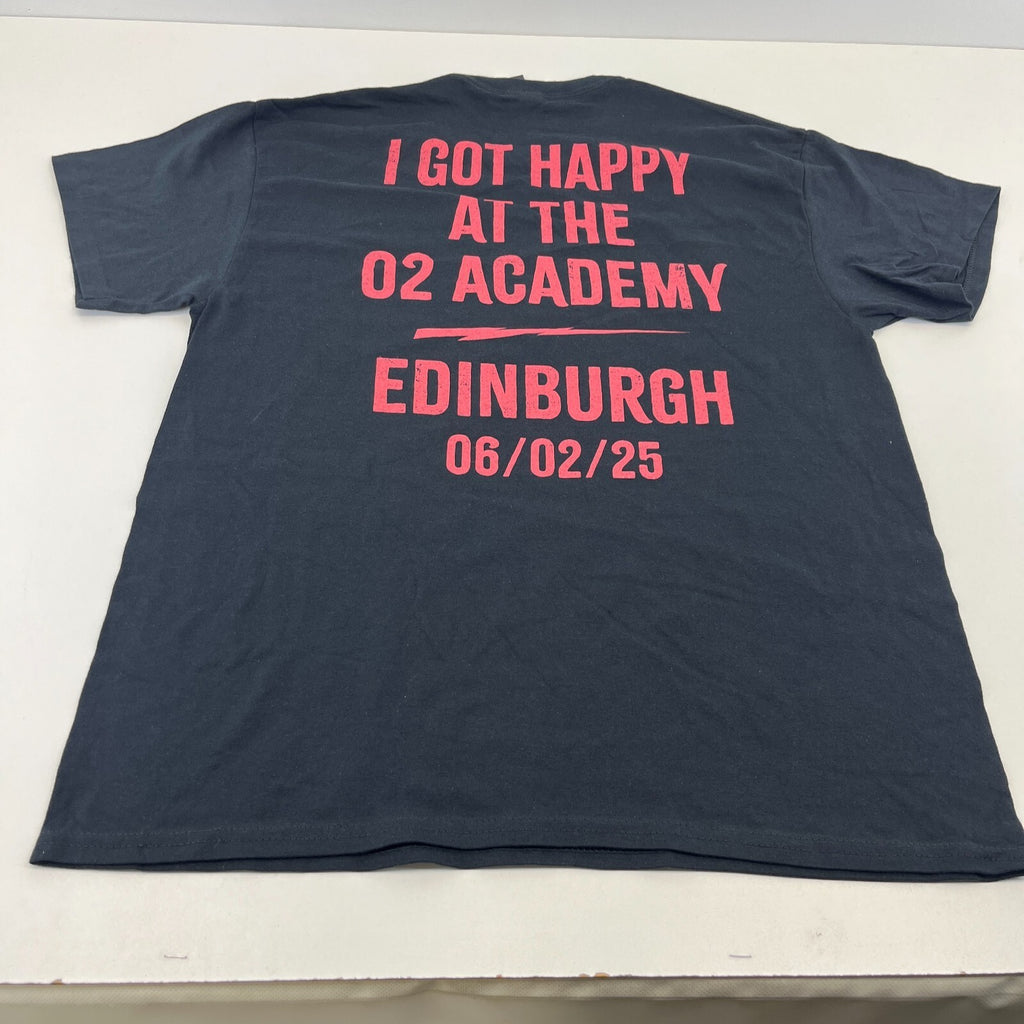 Bowling For Soup 2025 Tour T-Shirt Edinburgh Men's size Large Heavy Cotton
