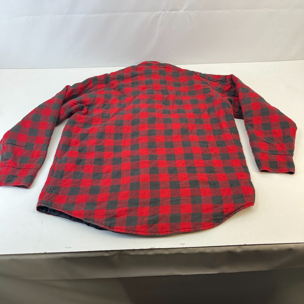 David Taylor Men's Insulated Quilt Lined Shacket Jacket Lumberjack Shirt size L