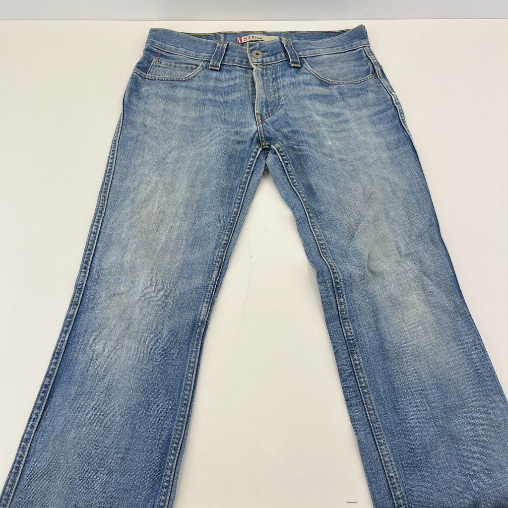 Levi’s 511 Blue Slim Fit Denim Jeans Women’s size W32" L32" 100% Cotton