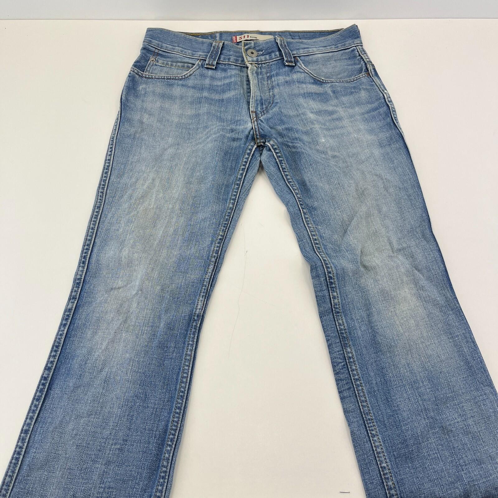 Levi’s 511 Blue Slim Fit Denim Jeans Women’s size W32" L32" 100% Cotton
