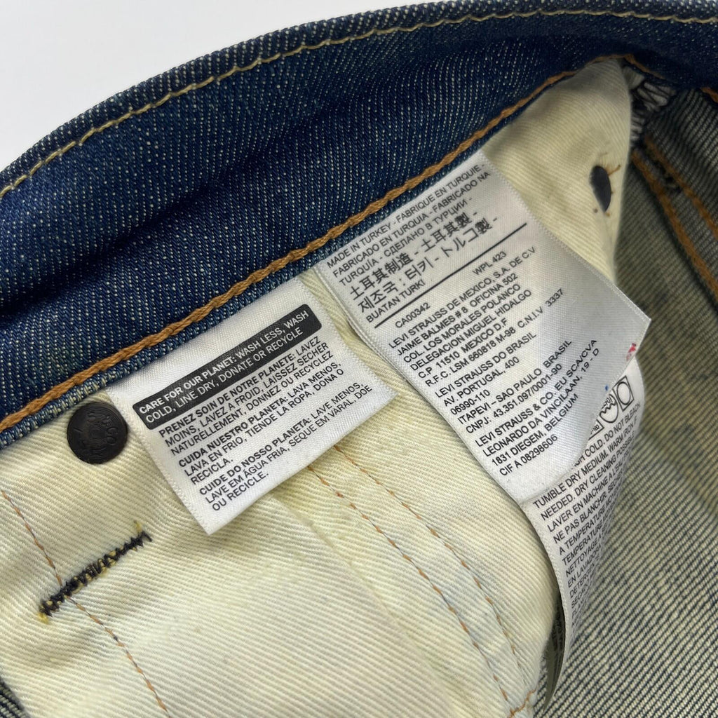 Levis 511 Distressed Slim Fit Jeans W32 L30 Blue Denim Straight Leg Mens Casual
