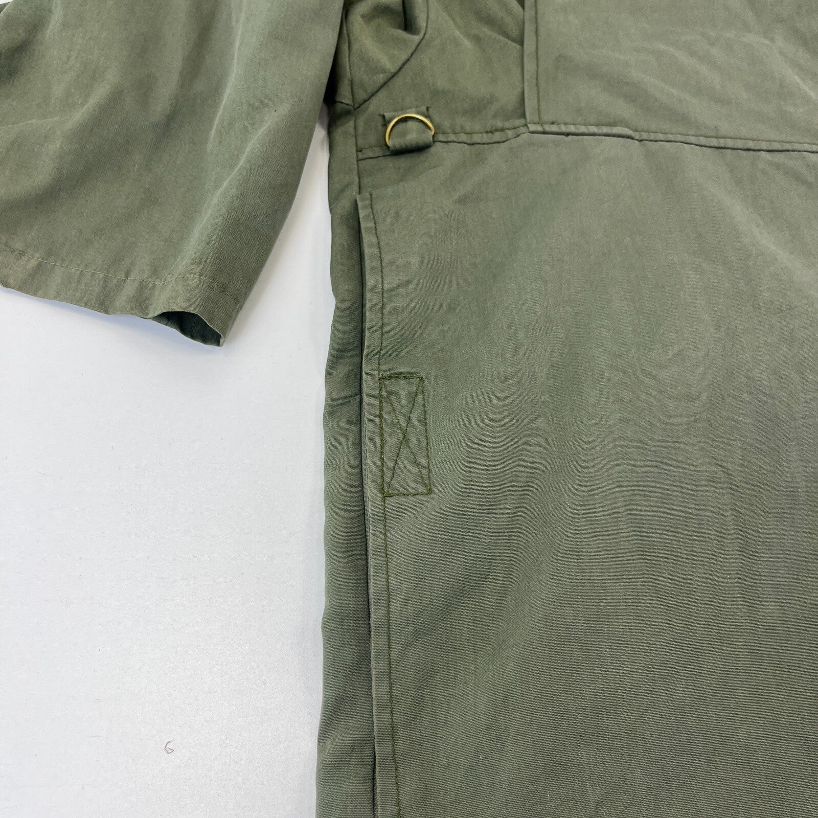 Decathlon Cropped Sleeve Shooting Hunting Jacket w/ Poachers Pocket Green UK 2XL