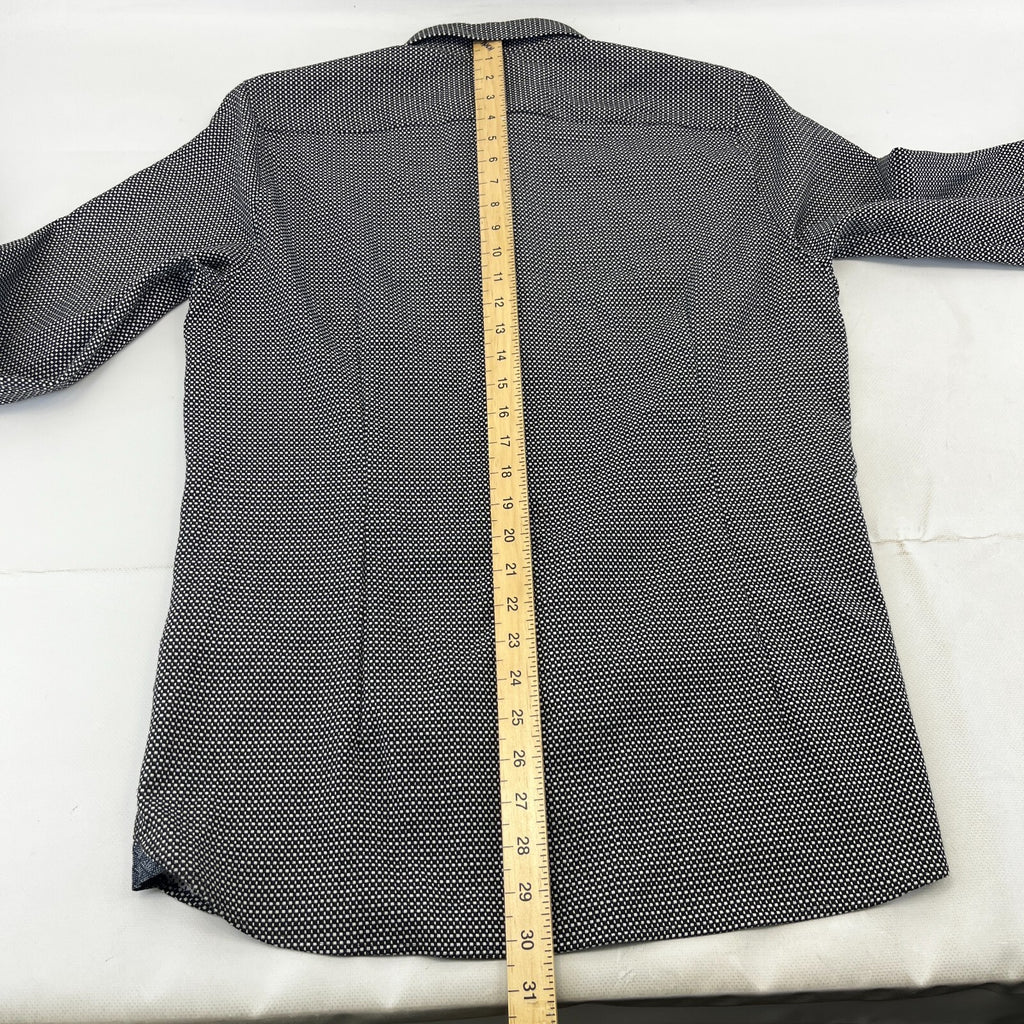 Ted Baker Men's Vintage Thick Heavy Black & White Shirt Mens Size 4