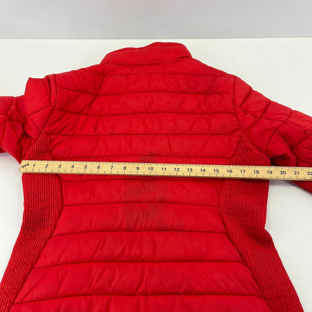 Superdry Original Fuji Jacket Coat Women’s size 14 Quilted Red Warm Ladies