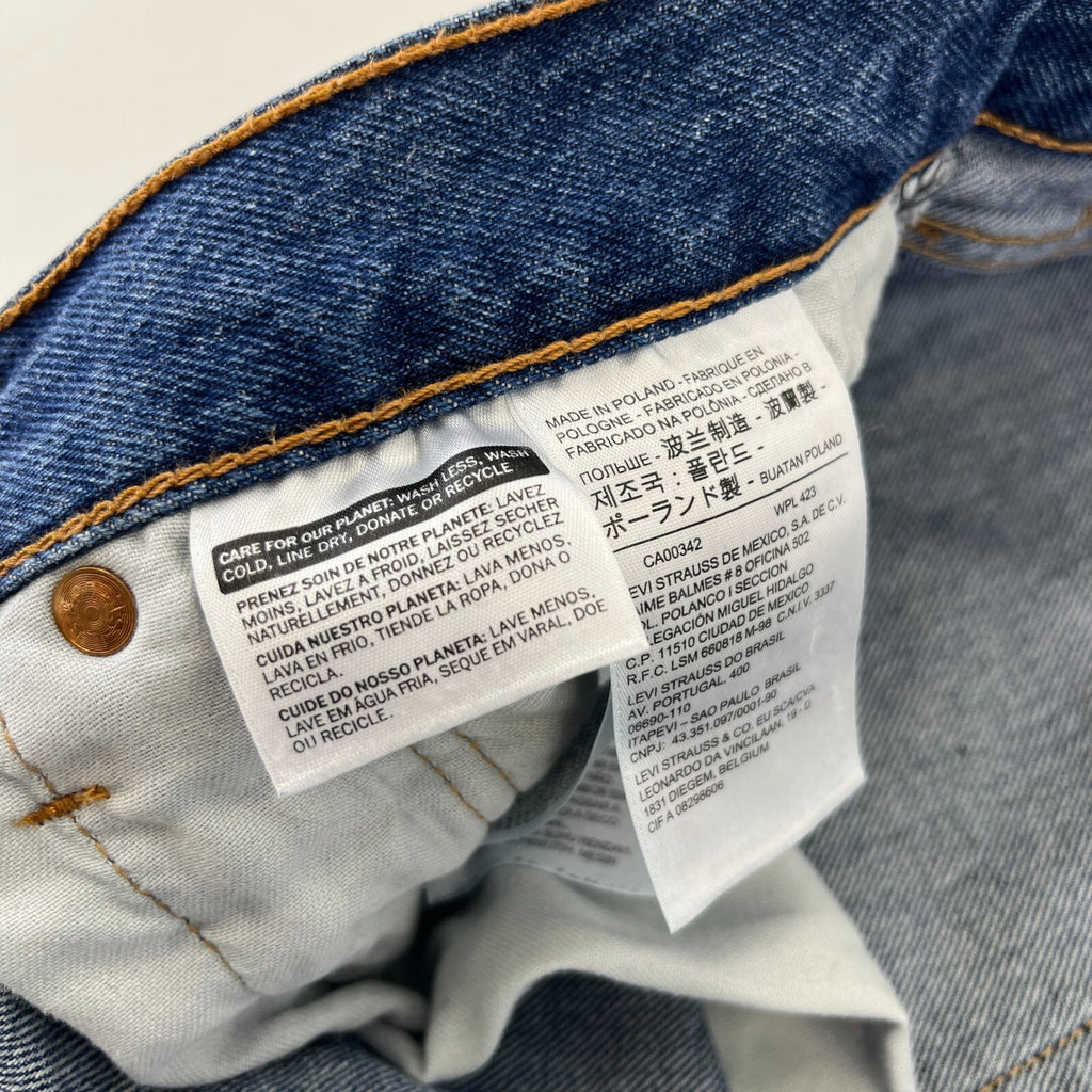 Authentic Men's Levi 501 Jeans - Straight Leg - Blue - W36" L32" - VGC
