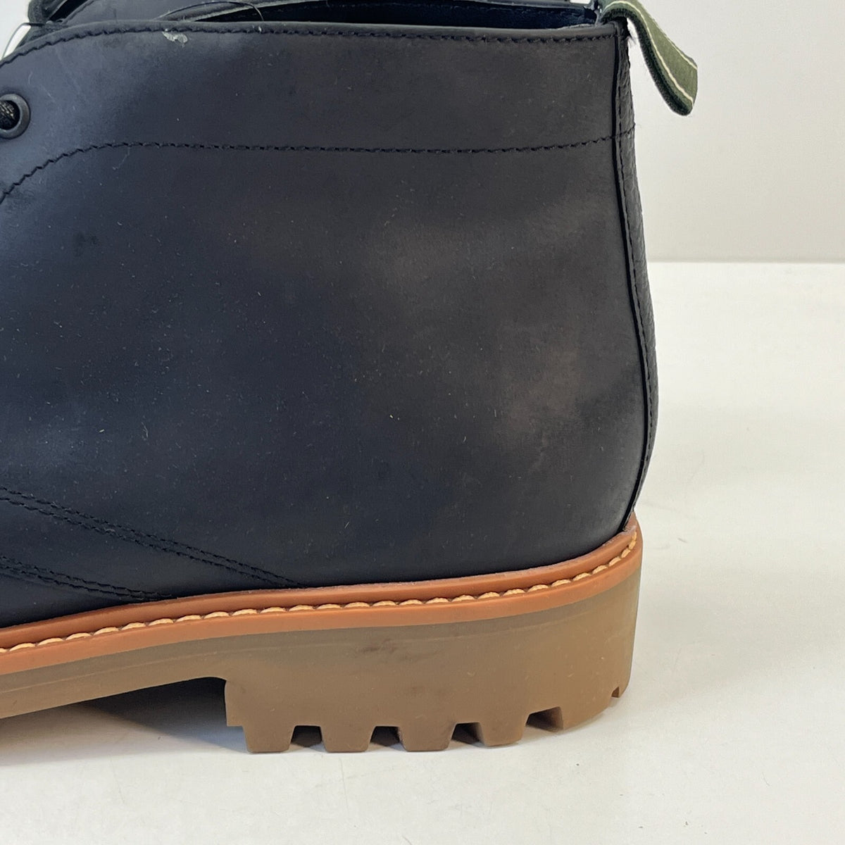 M&S Men's Leather Ankle Boots Charcoal Grey size UK 11 - EU 46