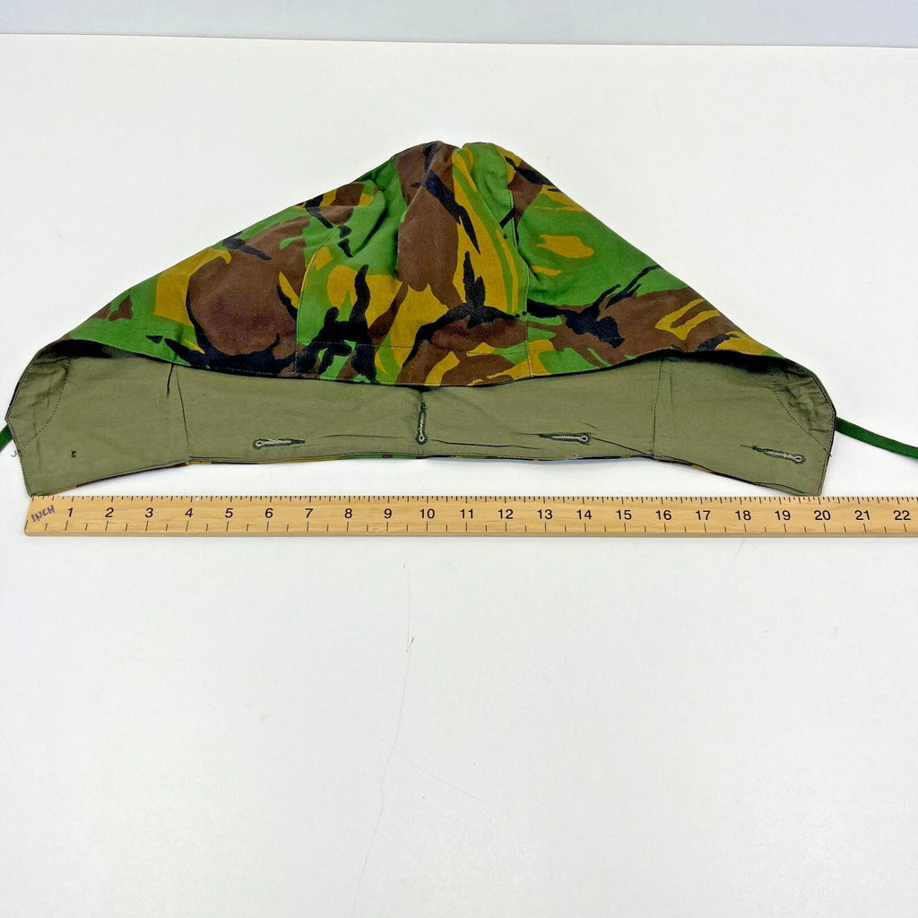 British Military Issue DPM Camouflage Cold Weather Button On Combat Jacket Hood size 1