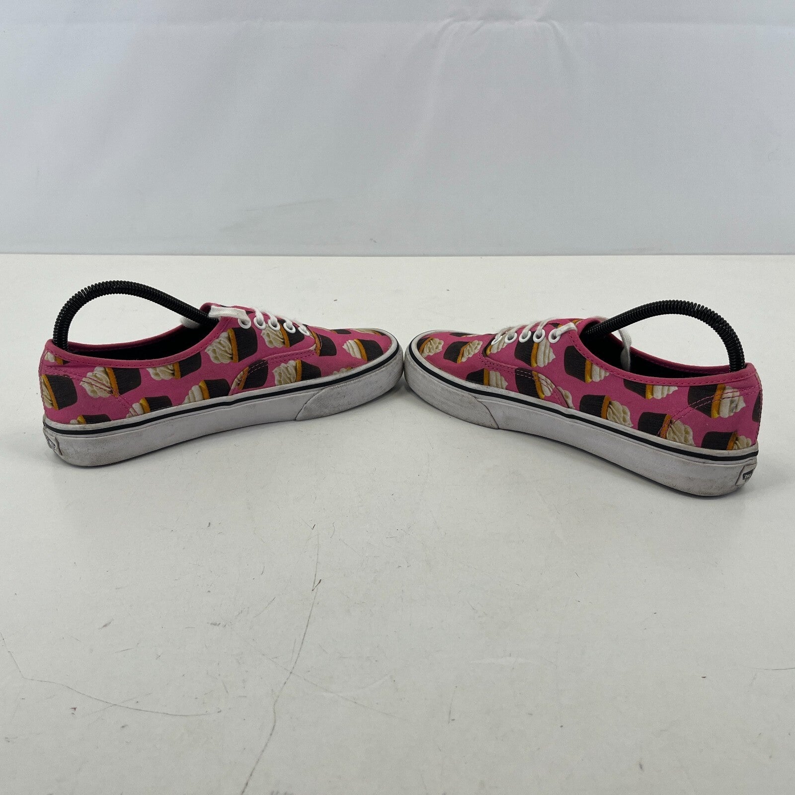 Rare Vans Off the Wall Pink Cupcake Trainers Shoes size UK 6 EU 39