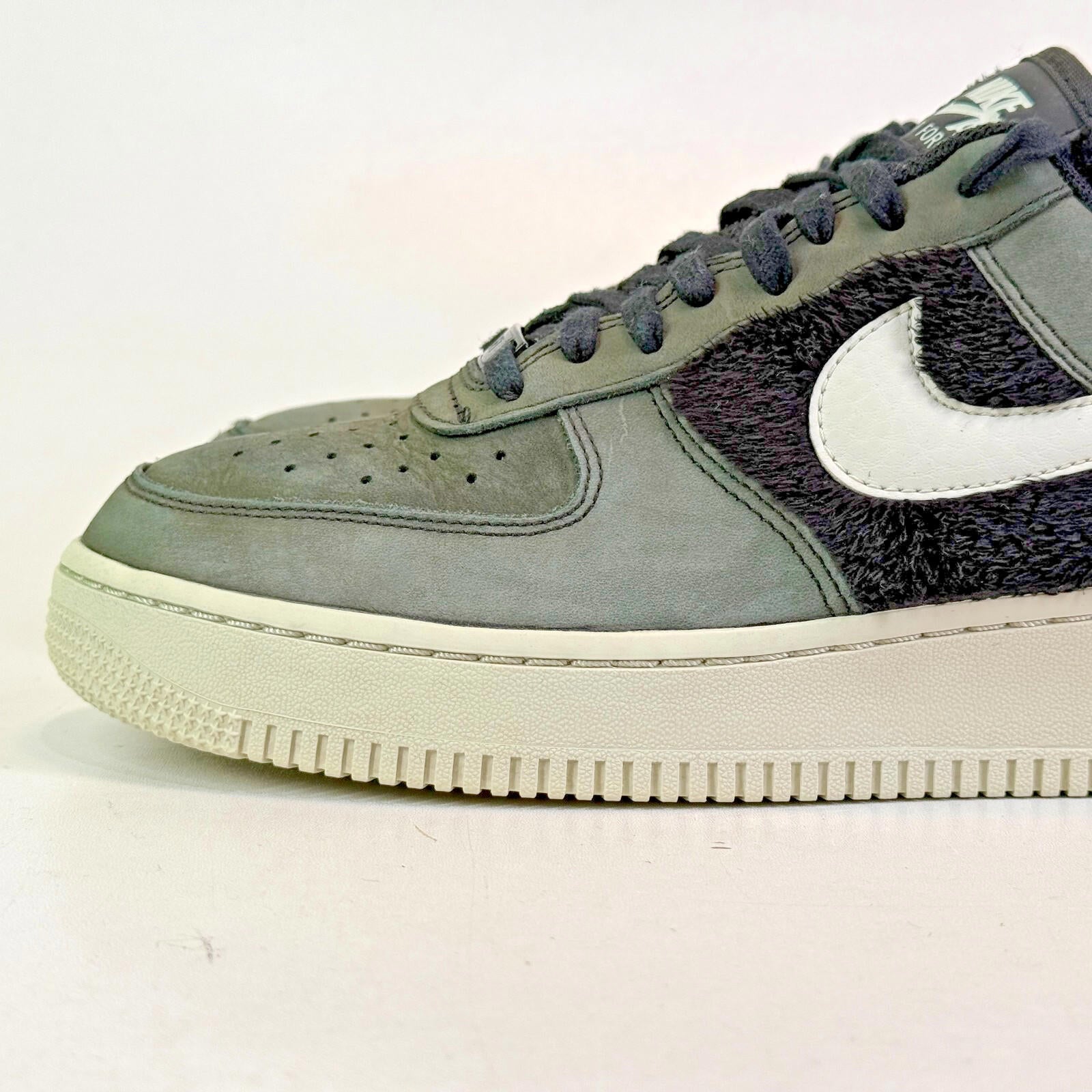 Nike Air Force 1 Low MEM 4 Grey & Black Fur/Bone - UK 6.5 EU 40.5 - DO6714-001