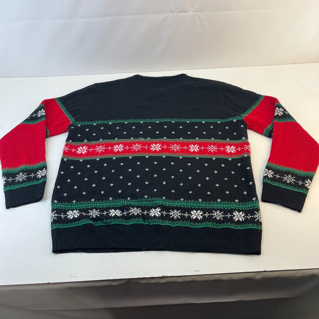 Rick and Morty Pickle Rick-mas Ugly Christmas Jumper Knit Sweater size 2XL
