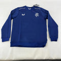 Rangers FC Football Club Kids Matchday Sweatshirt Top in Blue size Junior L