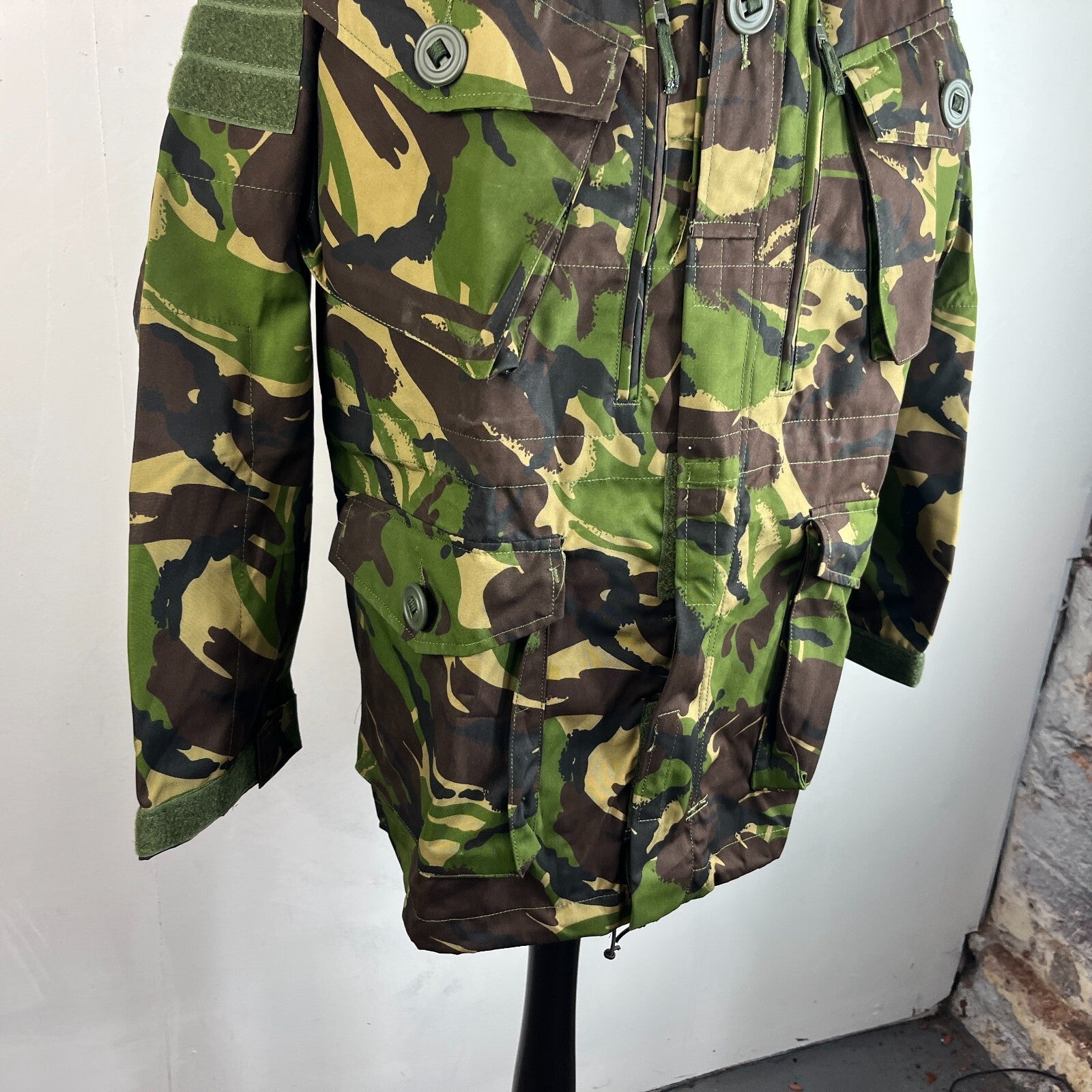 Windproof Combat Smock DPM Woodland Camo size 160/96 RM SF Issue Fishing