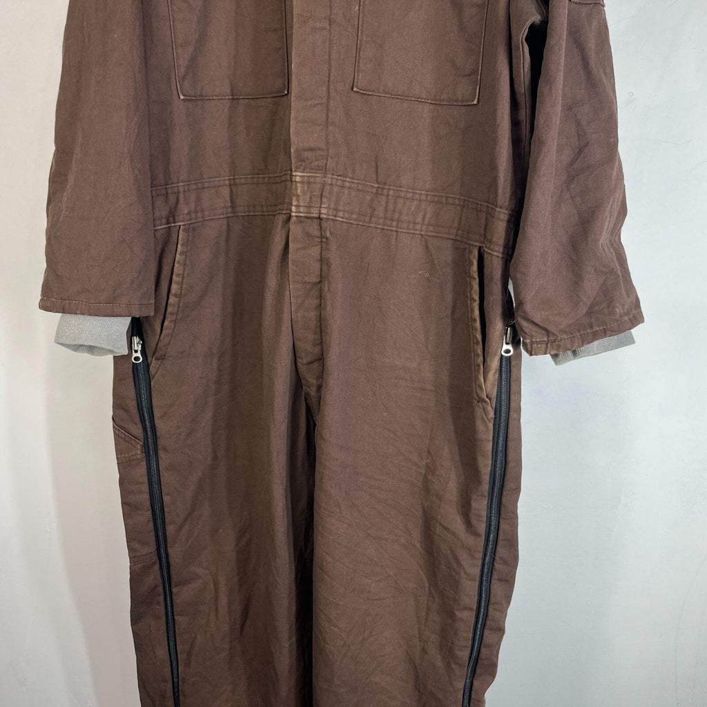 Vintage Walls Blizzard Pruf Brown Lined Overalls Men's Large-Regular Made in USA