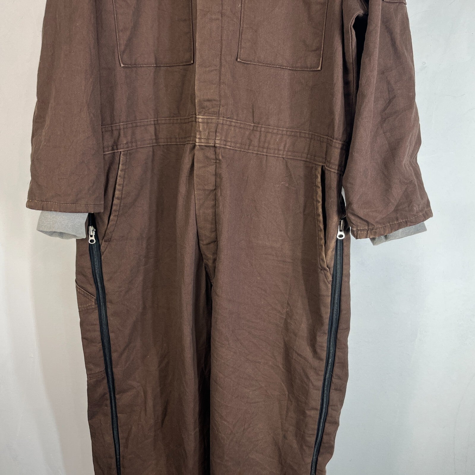 Vintage Walls Blizzard Pruf Brown Lined Overalls Men's Large-Regular Made in USA
